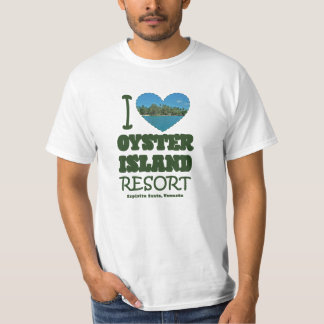 T-shirt Île d'huître du "coeur" I