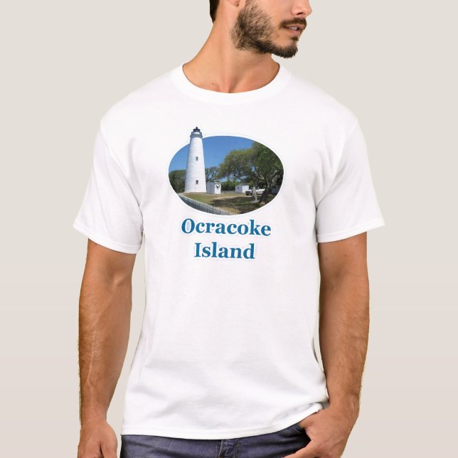 T-shirt Île d'Ocracoke, la Caroline du Nord (Devant)