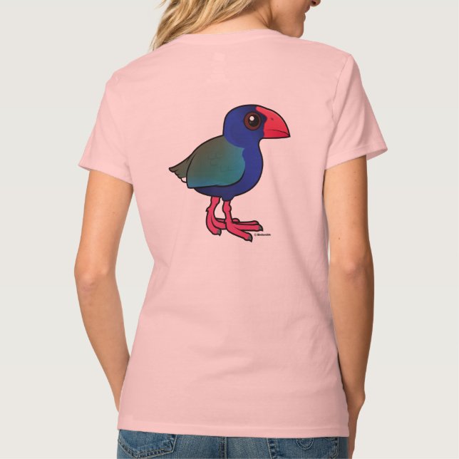 T-shirt Île du sud Takahe de Birdorable (Dos)