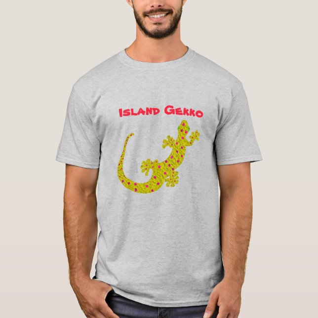 T-shirt île Gecko (Devant)