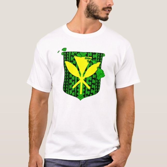 T-shirt Île Kanaka tribal Maoli (Devant)