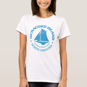 T-shirt Île Ocracoke (sloop)