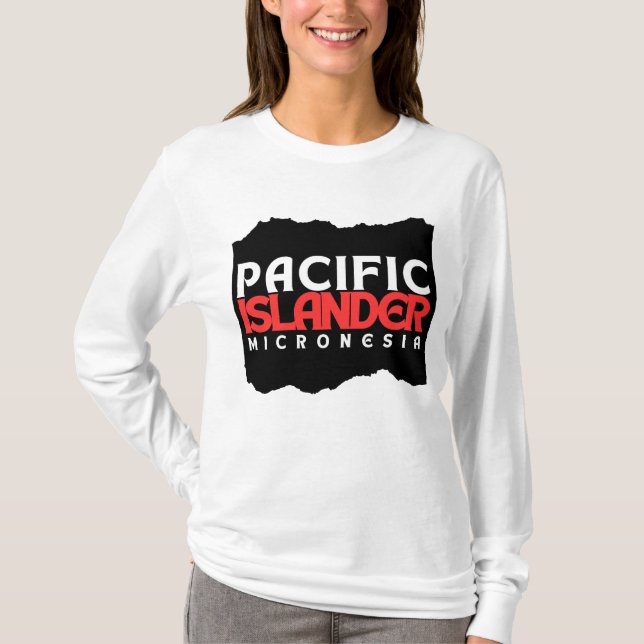 T-shirt Île Pacifique Fier Kosrae (Devant)