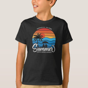T-shirt Île Paradis Plage Santa Monica-35307