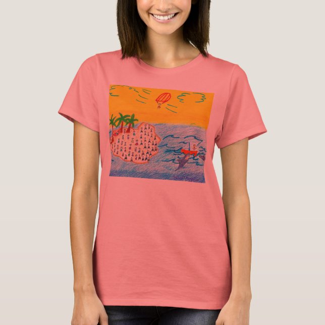T-shirt Île, Peggysue, (Devant)