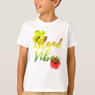 T-shirt Île Vibes Rasta Reggae Tropical