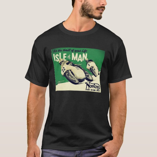 T-shirt Île vintage de l'homme (Devant)