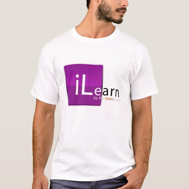 T-shirt iLearn par le guide d'utilisateurs de Mac (Devant)