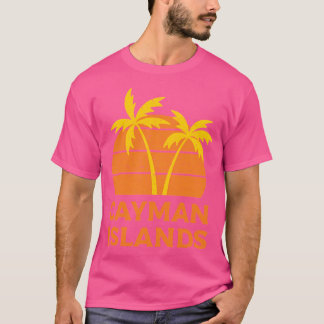 T-shirt Iles Cayman Retro