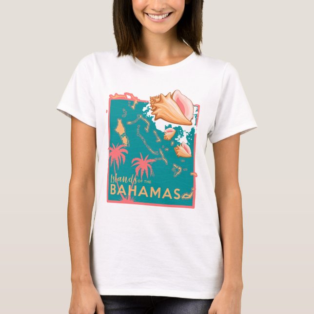 T-shirt Îles Des Bahamas Vacances Bahamas Croisière (Devant)