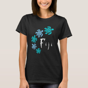 T-shirt Îles Fidji Blue Turtle Fidji