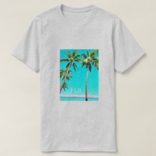T-shirt Îles Fidji Les cocotiers d'été voyagent