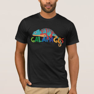 T-shirt Îles Galapagos Equateur Chameleon Animal exotique