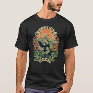 T-shirt Îles Galapagos Équateur Iguana Islas Galapagos 3