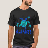 Îles Galapagos Tortue de mer Motif tribal Scuba