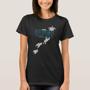 T-shirt Îles Galapagos Tortues de mer Plongée sous-marine 