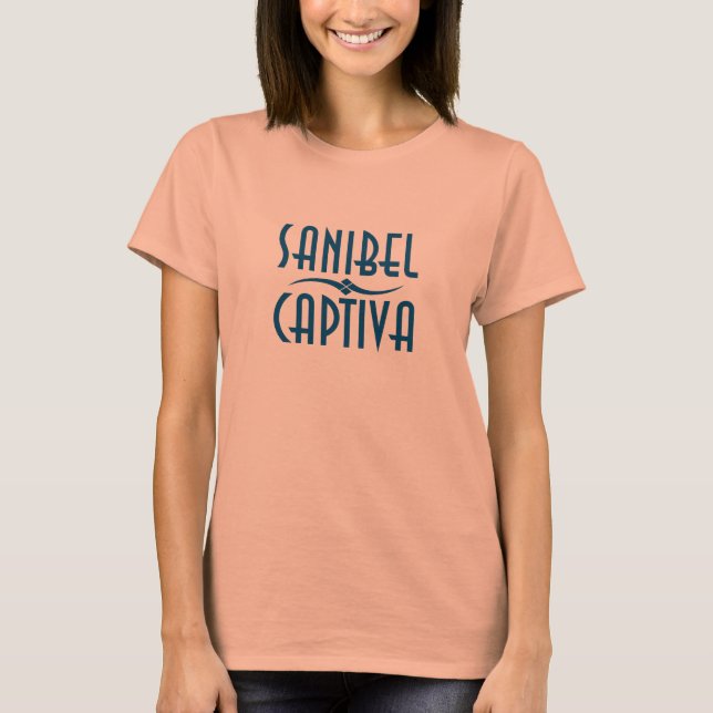T-shirt Îles la Floride de Sanibel Captiva (Devant)