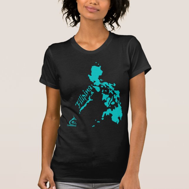 T-shirt Îles philippines de Philippine turquoises (Devant)