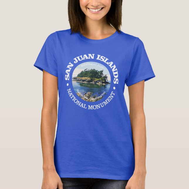 T-shirt Îles San Juan (NM) (Devant)