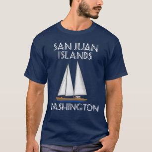 T-shirt Îles San Juan Washington Sailing