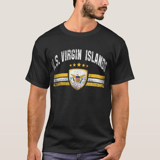 T-shirt Îles Vierges américaines (Devant)