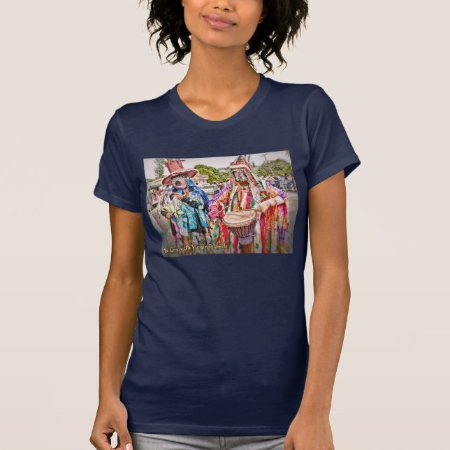 T-shirt Îles Vierges américaines Sainte-Croix Masqueraders (Devant)