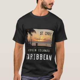 T-shirt Iles Vierges américaines Sainte-Croix USVI Coucher