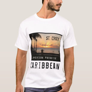 T-shirt Iles Vierges américaines Sainte-Croix USVI Tropic 