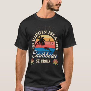 T-shirt Îles Vierges américaines Sainte-Croix USVI Tropica