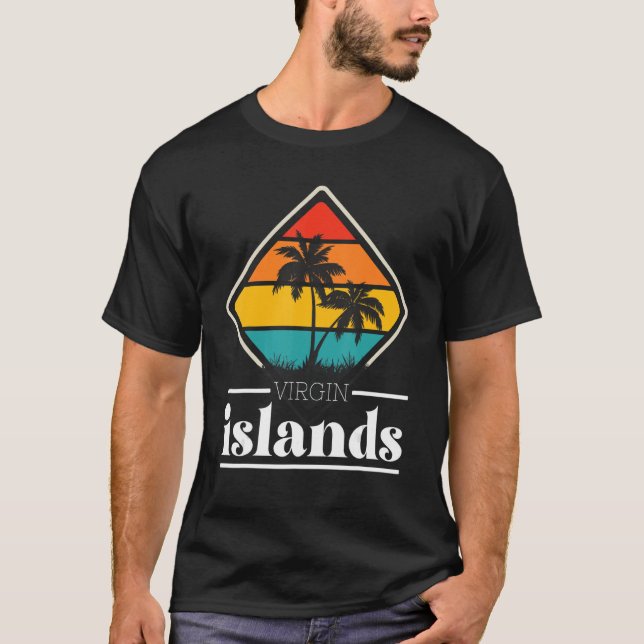 T-shirt Îles Vierges Parc national Saint-Jean Plage Souven (Devant)