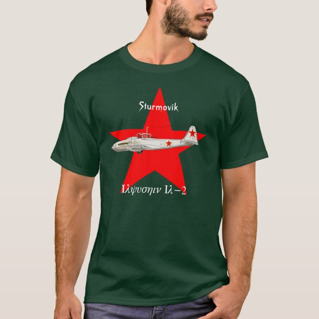 T-shirt Iliouchine Il-2, Sturmovik (Devant)