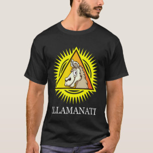 T-shirt Illamanati Lama Illuminati Lllamas