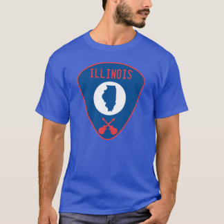 T-shirt Illinois Guitar Pick