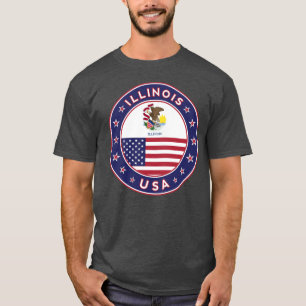 T-shirt Illinois, Illinois t-shirt,