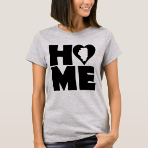 T-shirt Illinois Maison du cœur de l'État