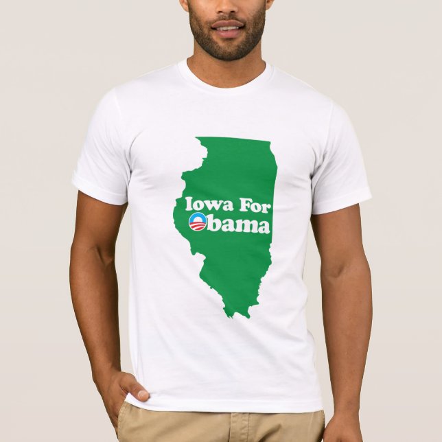 T-shirt Illowa pour Obama (Devant)