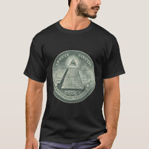 T-shirt Illuminati All Seeing Eye Drôle Monétaire Graphiqu