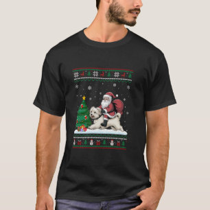 T-shirt Illuminations des arbres de Noël moches Noël Père