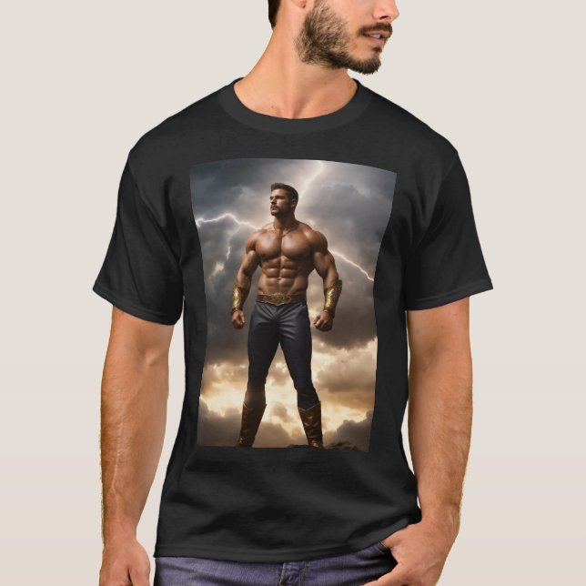T-shirt Illuminez le style : Lumière et Héros de l'ombre T (Devant)