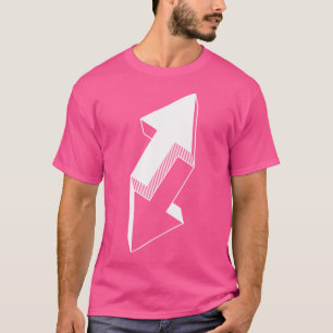 T-shirt Illusion d'optique des flèches confondantes