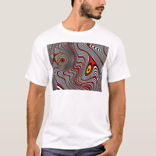 T-shirt Illusion optique d'aura de migraine