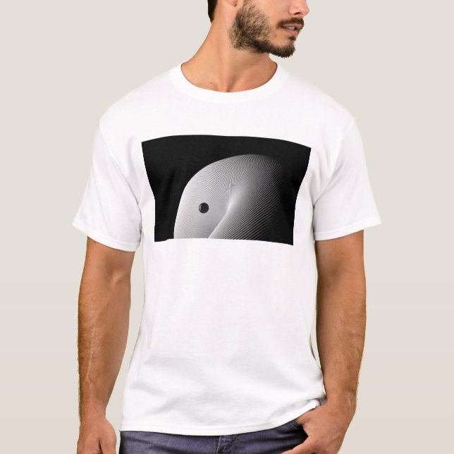 T-shirt Illusion spirale 3D Tee (Devant)