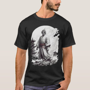T-shirt illustrant japonais Samurai