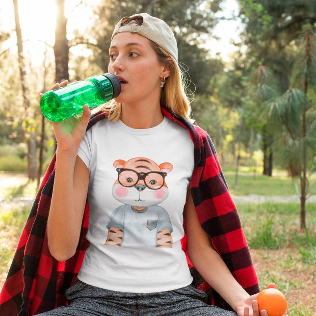 T-shirt illustrant le tigre mignon (Créateur téléchargé)
