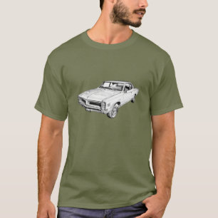 T-shirt Illustration 1966 de voiture de Pontiac le Mans