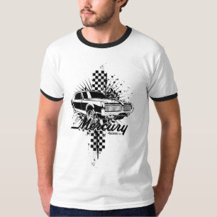 T-shirt Illustration affligée de puma de Mercury