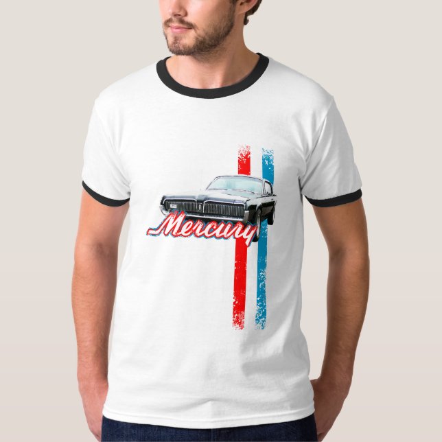 T-shirt Illustration affligée de puma de Mercury (Devant)