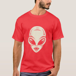 T-shirt Illustration Alien d'un croquis tête humanoïde