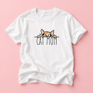 T-shirt Illustration Amoureuse de Chat Maman Chat