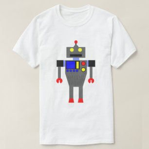 T-SHIRT ILLUSTRATION AMUSANTE CONCEPTION D'UN JOUET ROBOT